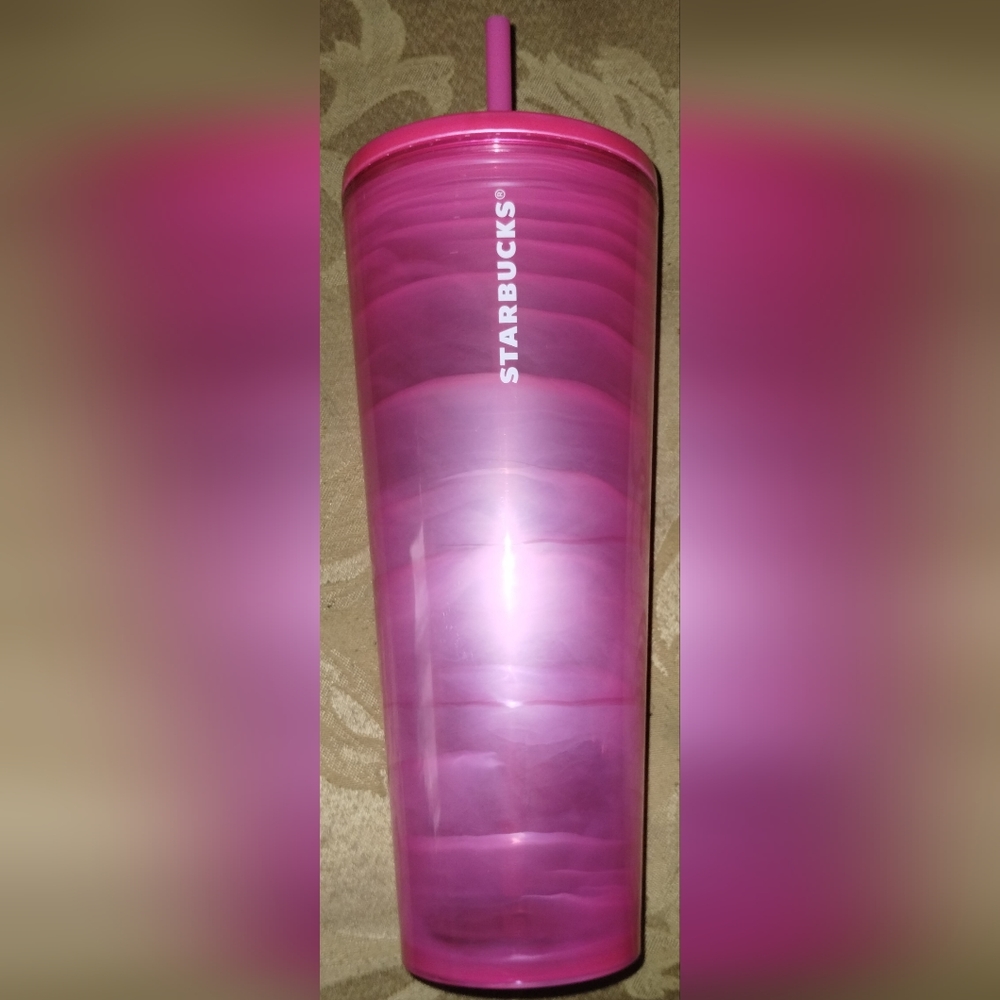 NWTStarbucks Barbie Bubblegum Pink Cup 24 oz Summer 2023 Cotton Candy